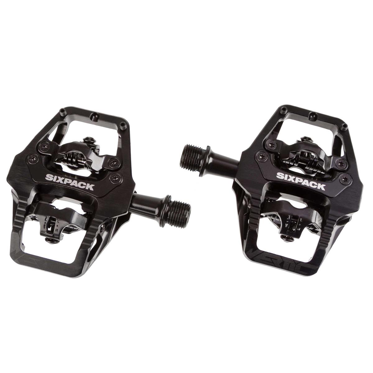 Sixpack Pedals Vertic Black, SPD compatible, 8° Float, Q-Factor: 53 mm, 1 Pair
