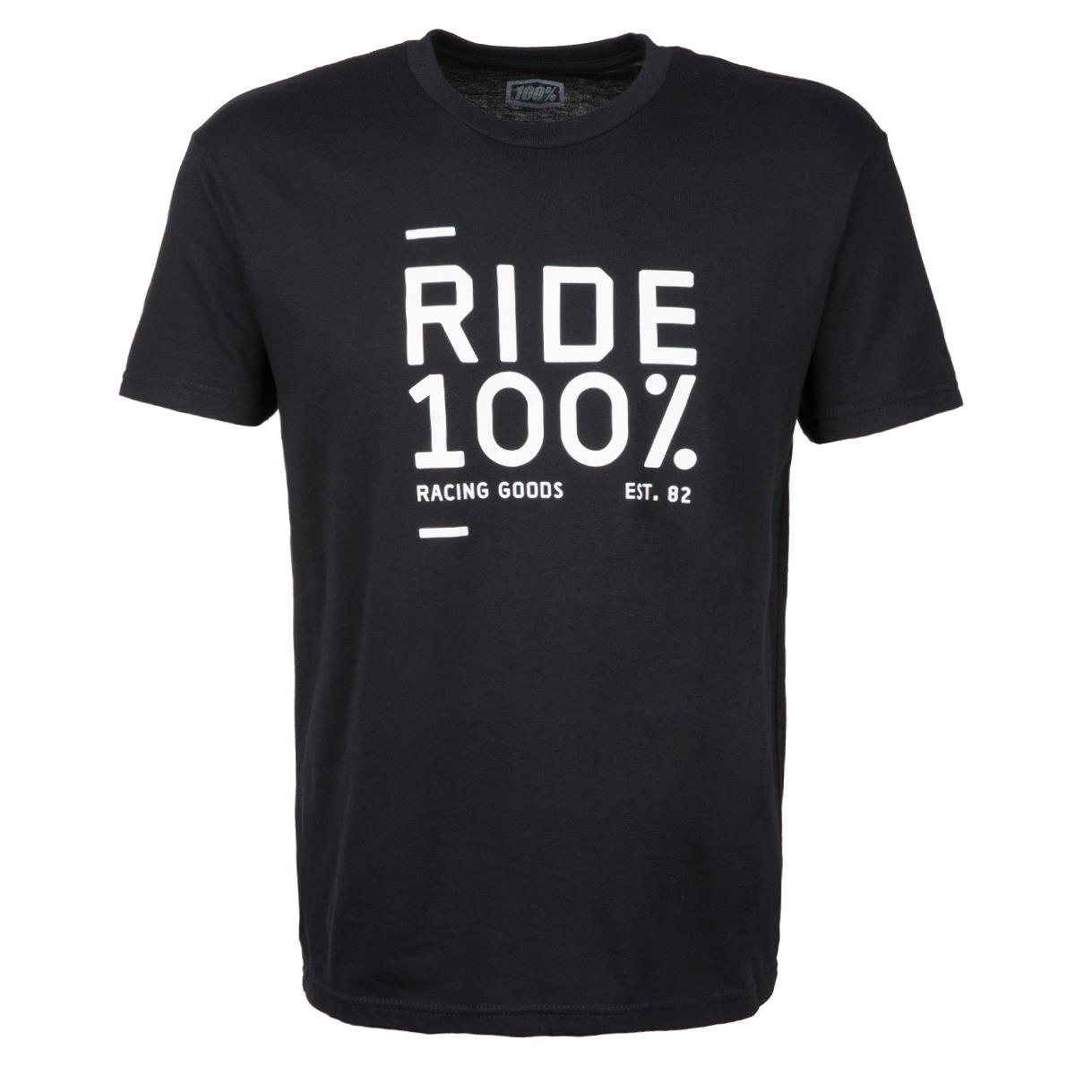 100% T-Shirt Sanction Nero