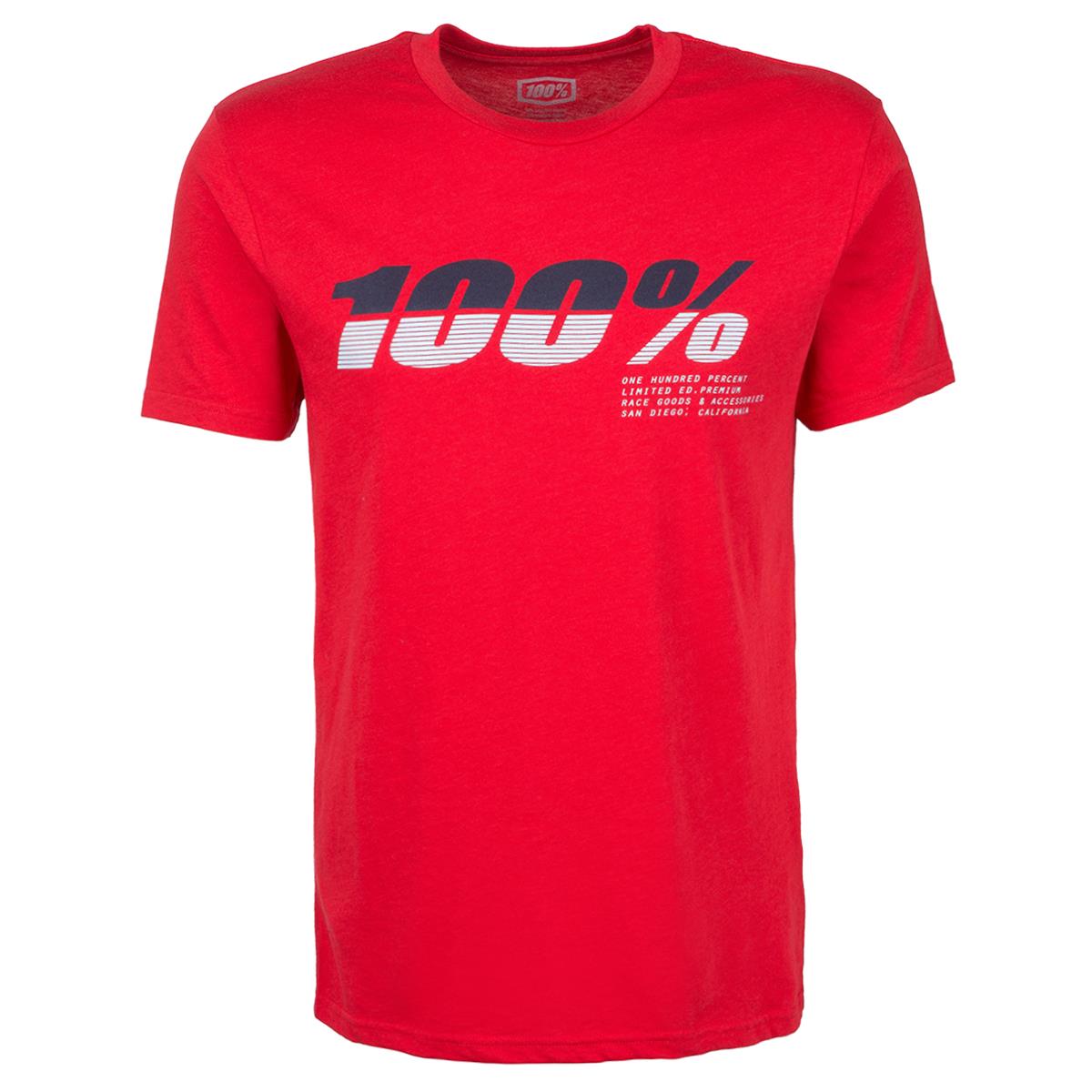 100% T-Shirt Bristol Rot
