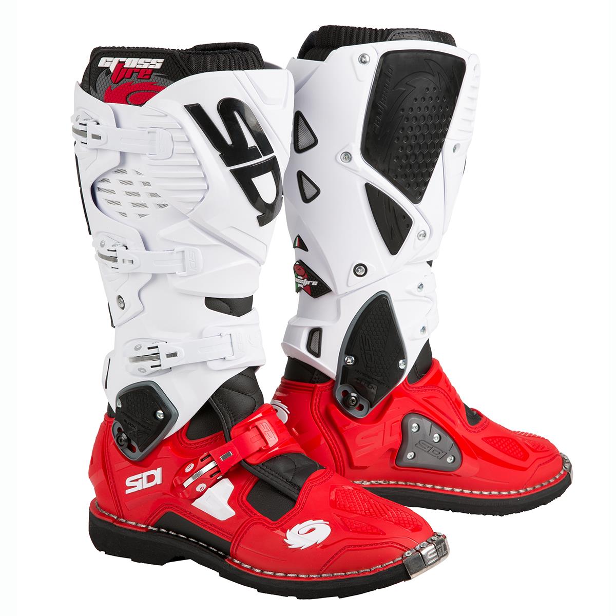 Sidi Motocross-Stiefel Crossfire 3 Rot/Weiß