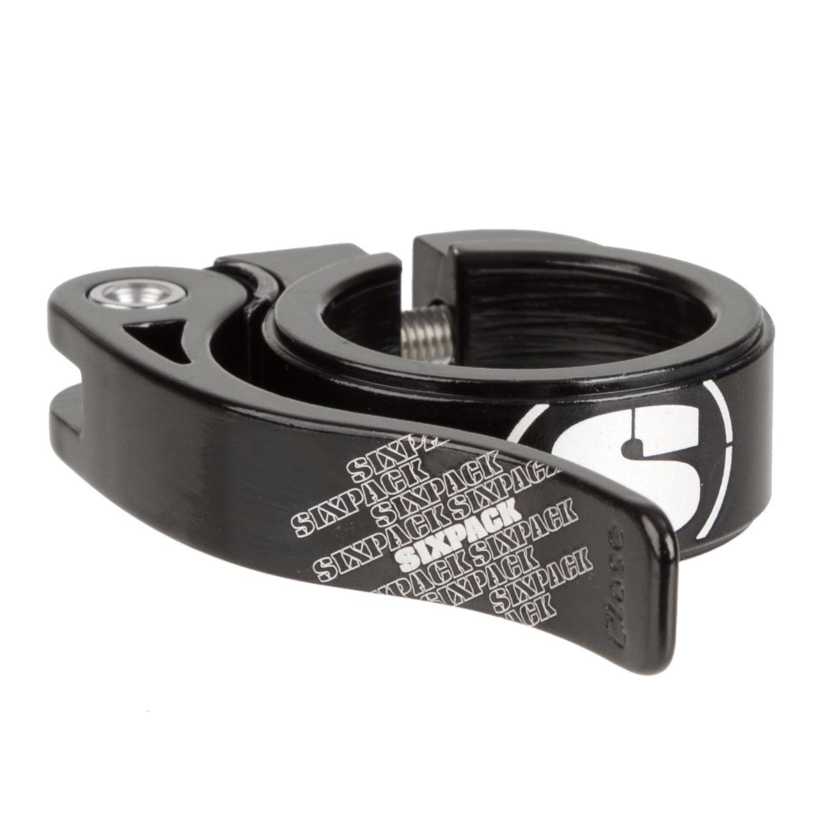 Sixpack Collier de Selle  Black, 31.8 mm, Quick-Relese