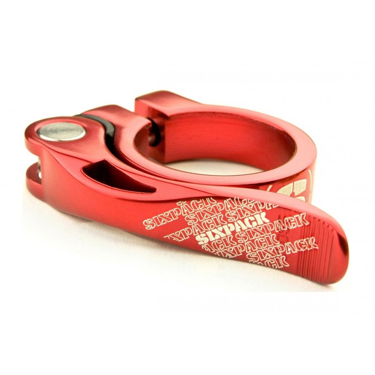 Sixpack Seat Clamp  Red, 31.8 mm, Quick-Relese