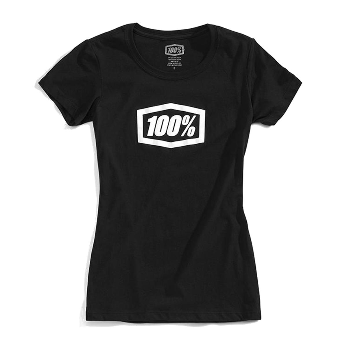 100% Donna T-Shirt Essential Black