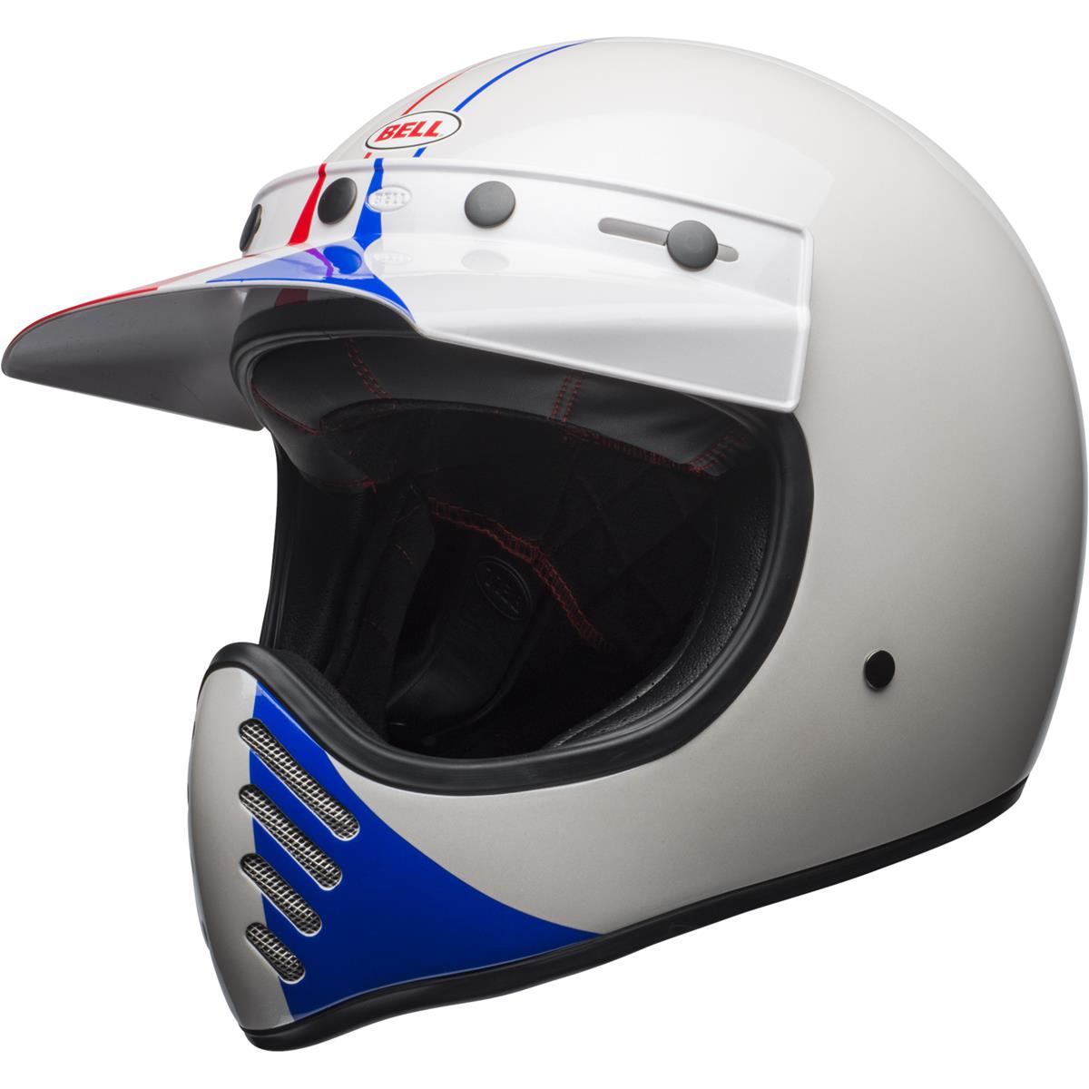 Bell Helm Moto-3 Ace GP 66 - Weiß/Rot