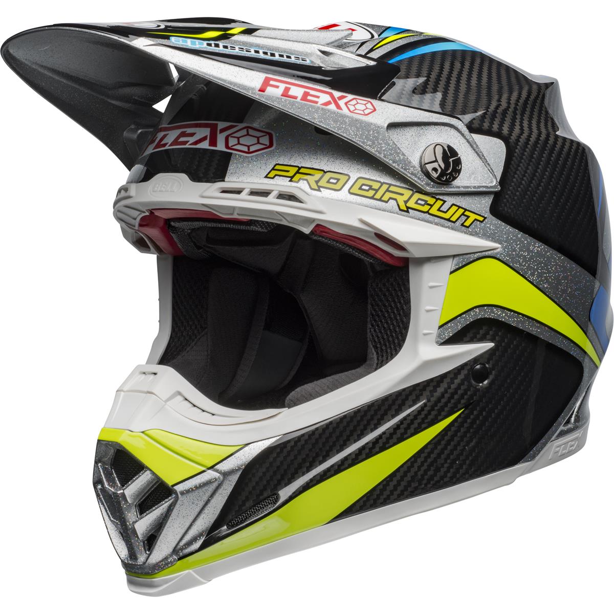 Bell Helmet Moto-9 Flex Replica - Black/Green