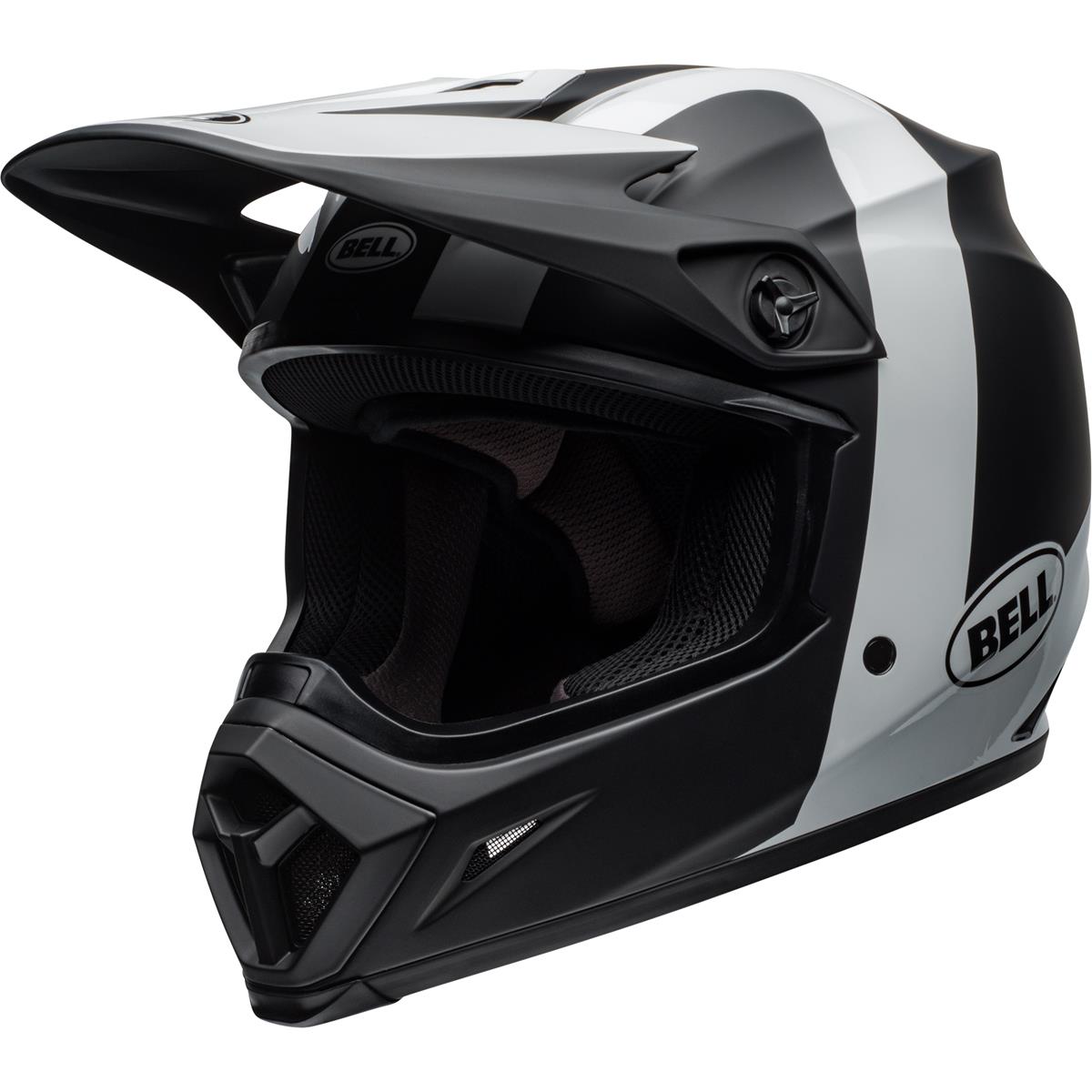 Bell Motocross-Helm Moto-9 MIPS Presence - Schwarz/Weiß