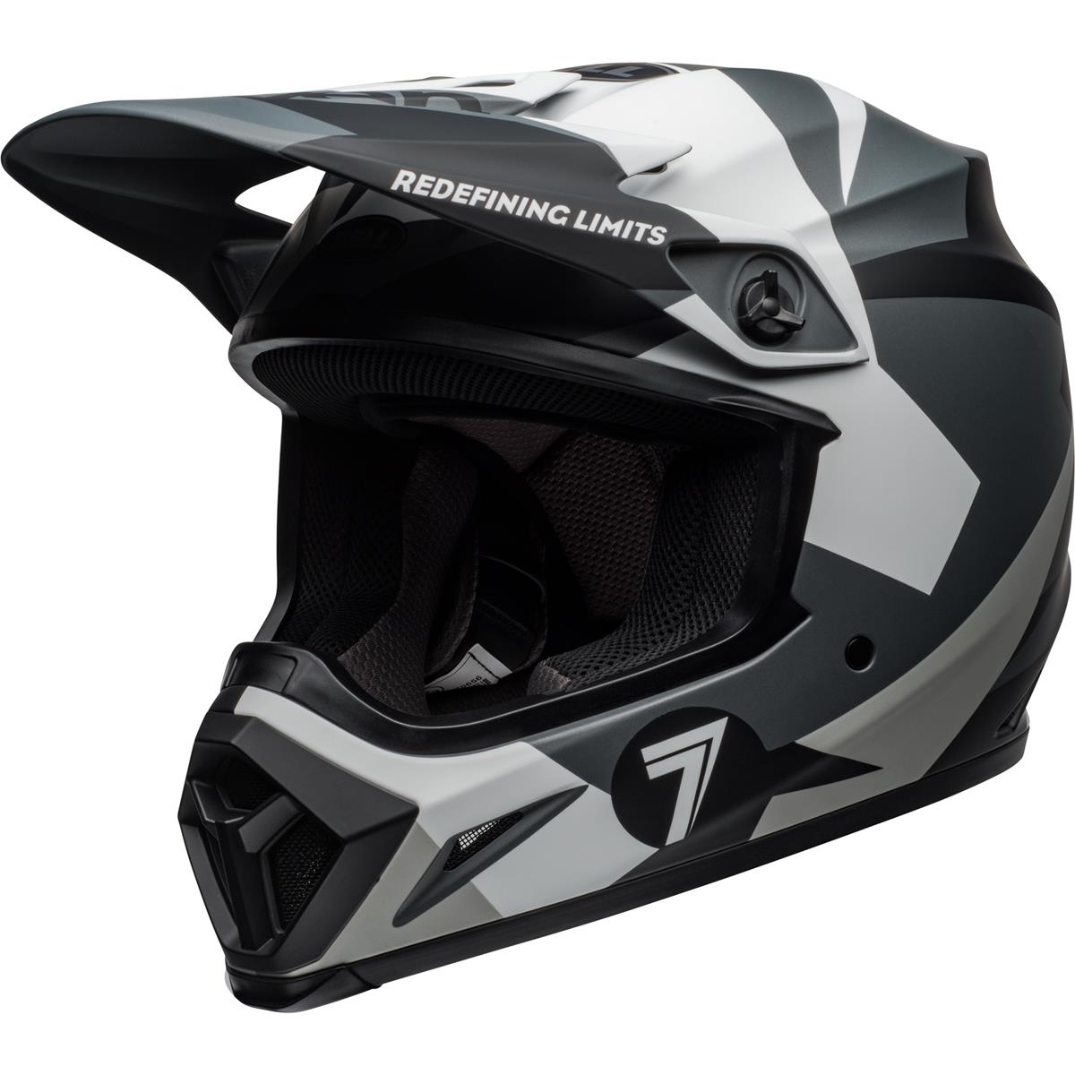 Bell Motocross-Helm Moto-9 MIPS Seven Battleship - Schwarz/Grau