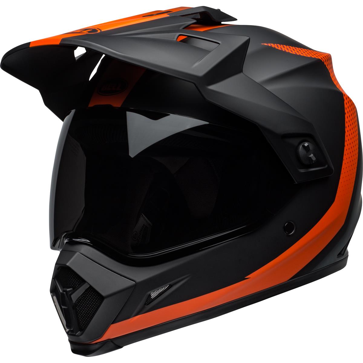 Bell Helmet Moto-9 Adventure MIPS Switchblade - Matte Black/Orange