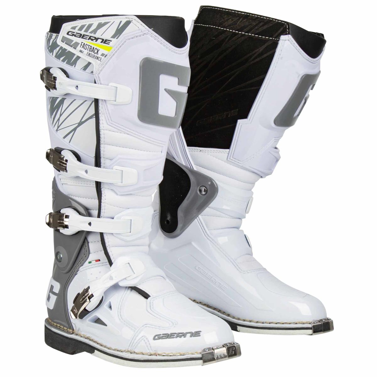 Gaerne MX Boots Fastback Endurance White