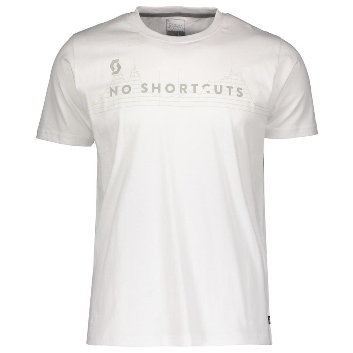 Scott T-Shirt No Shortcuts Weiß