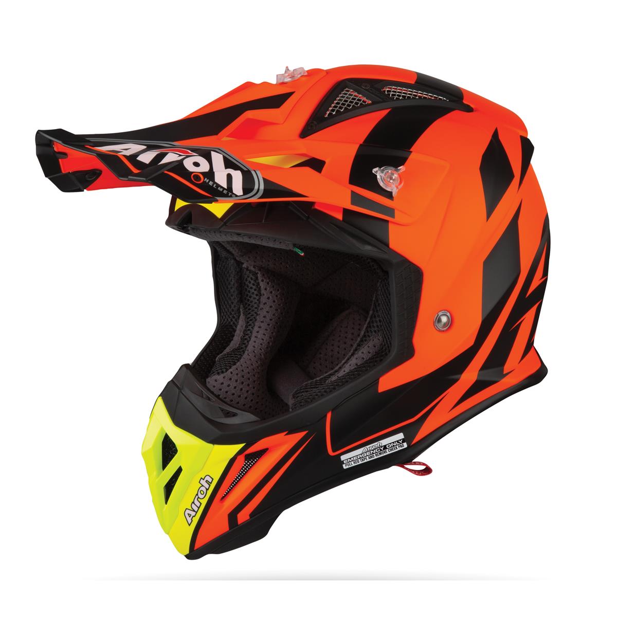 Airoh MX Helmet Aviator 2.3 Bigger - Orange Matte
