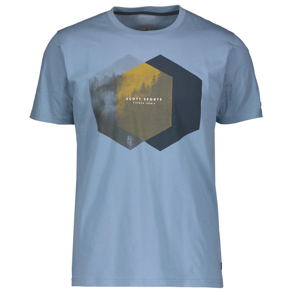 Scott T-Shirt 10 Casual Washed Blue