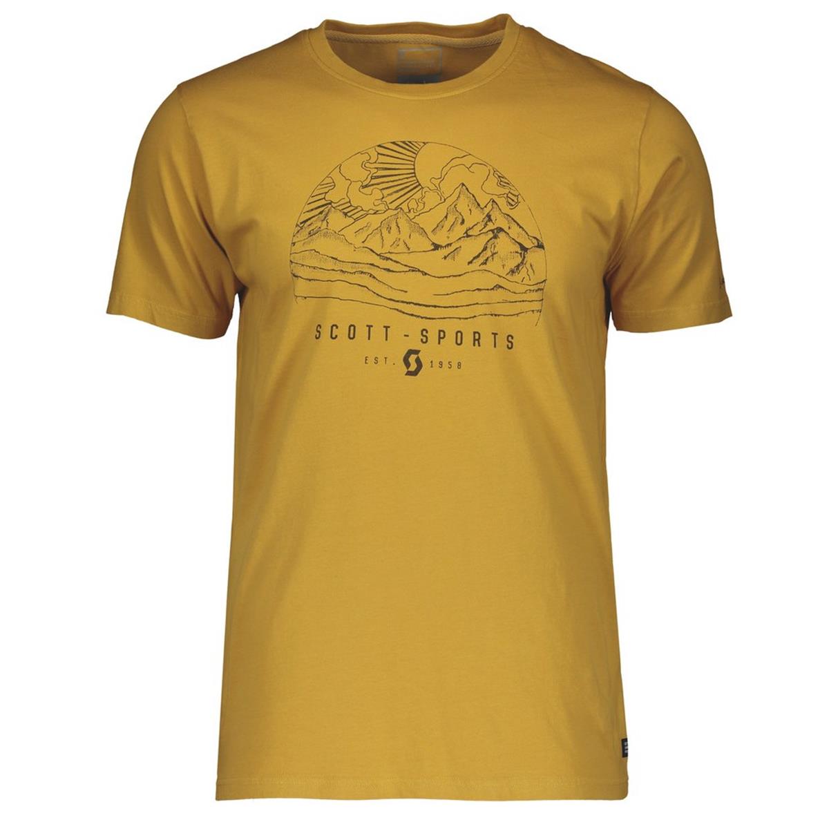 Scott T-Shirt 20 Graphic Ochre Yellow