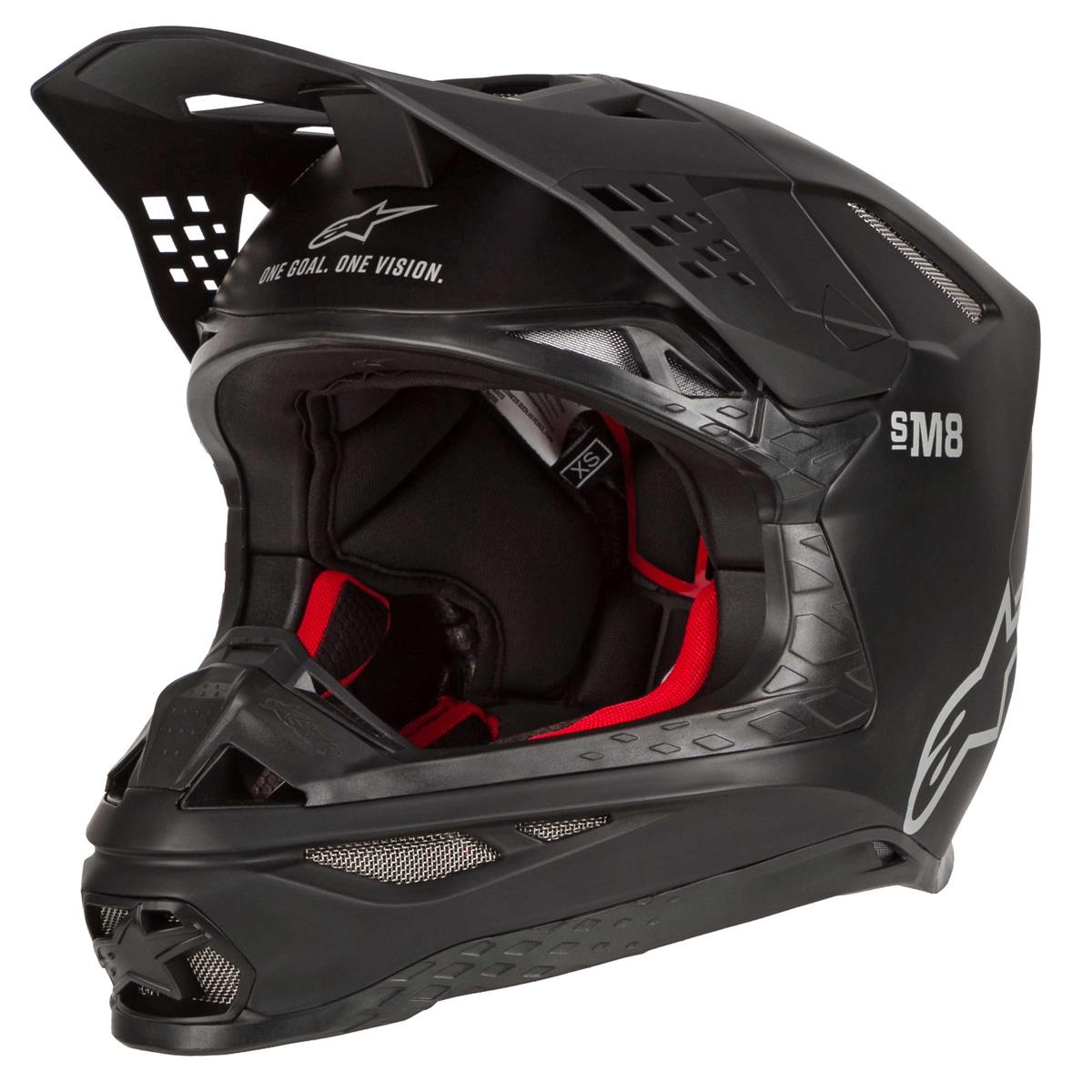 Alpinestars MX Helmet Supertech S-M8 Solid - Matte Black