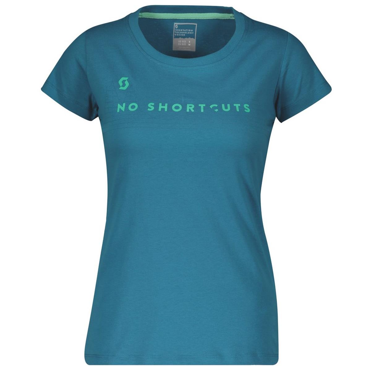 Scott Femme T-Shirt 10 No Shortcuts Celestial Blue