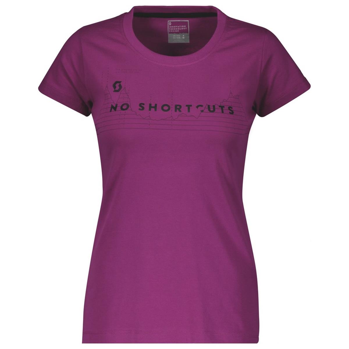 Scott Femme T-Shirt 10 No Shortcuts Ultra Violet