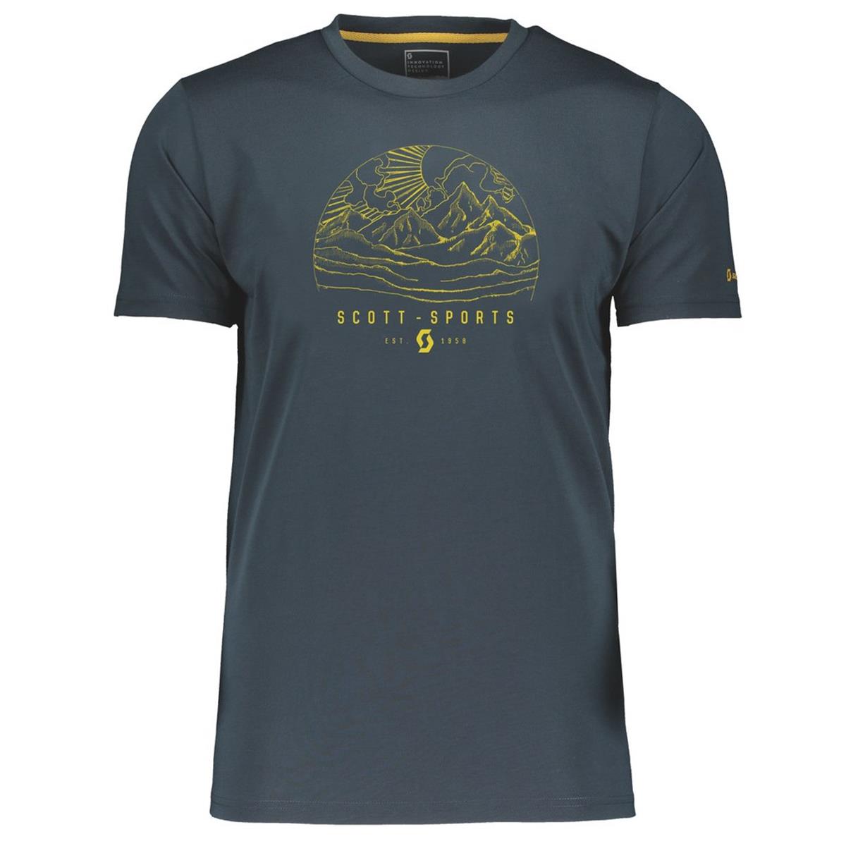 Scott T-Shirt Tech Trail MTN Dri 60 Nightfall Blue