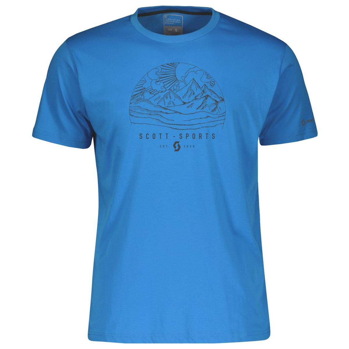 Scott T-Shirt Tech Trail MTN Dri 60 Aster Blu