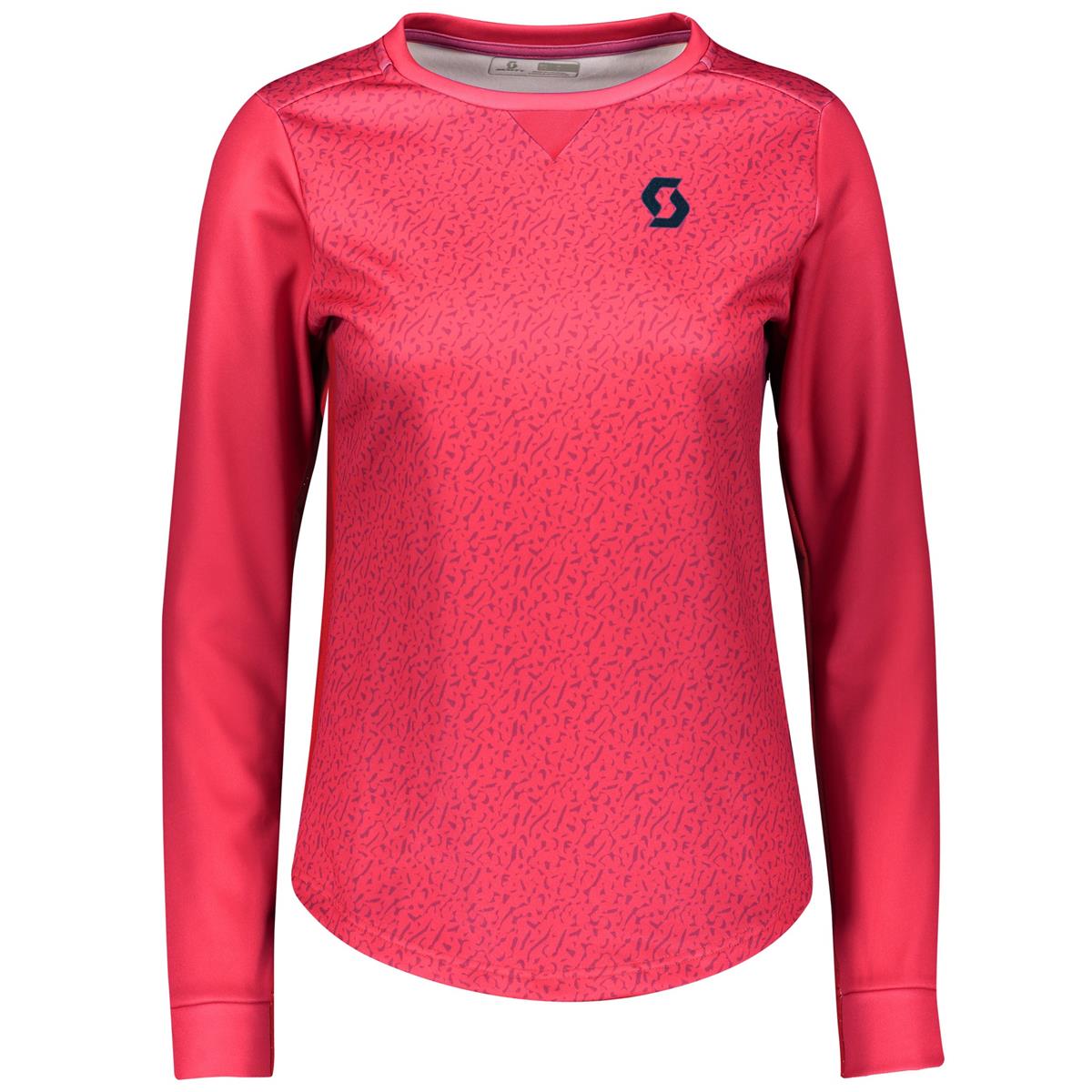 Scott Femme Maillot VTT Manches Longues Trail AS Hibiscus Rouge
