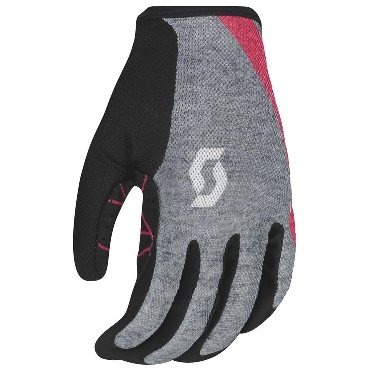 Scott MTB-Handschuhe Traction Grey/Azalea Pink