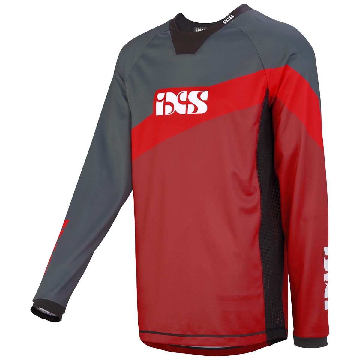 IXS Maglia MTB Race 7.1 Rosso/Rosso Fluo - Worldcup Edition