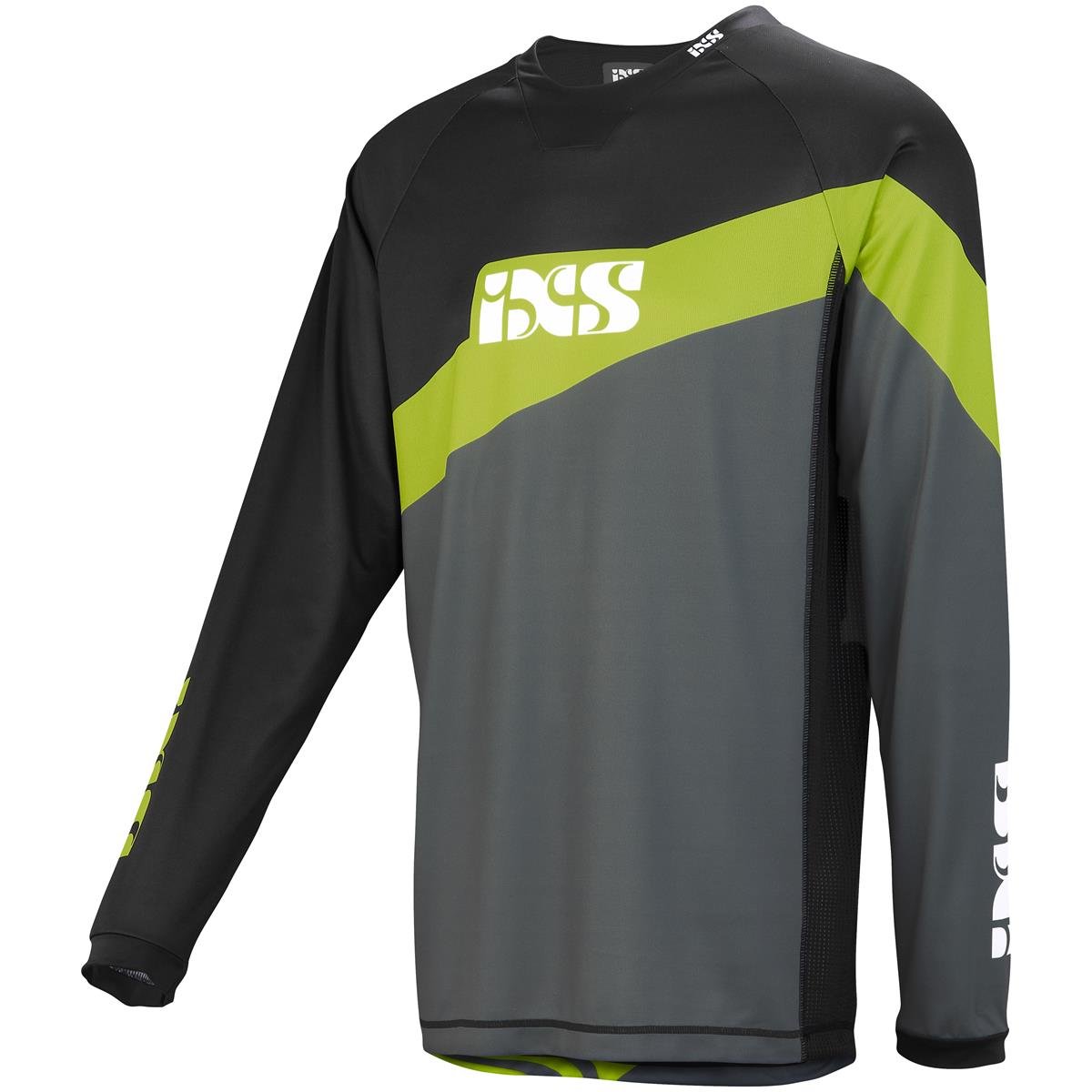 IXS Maglia MTB Race 7.1 Graphite/Lime - Worldcup Edition