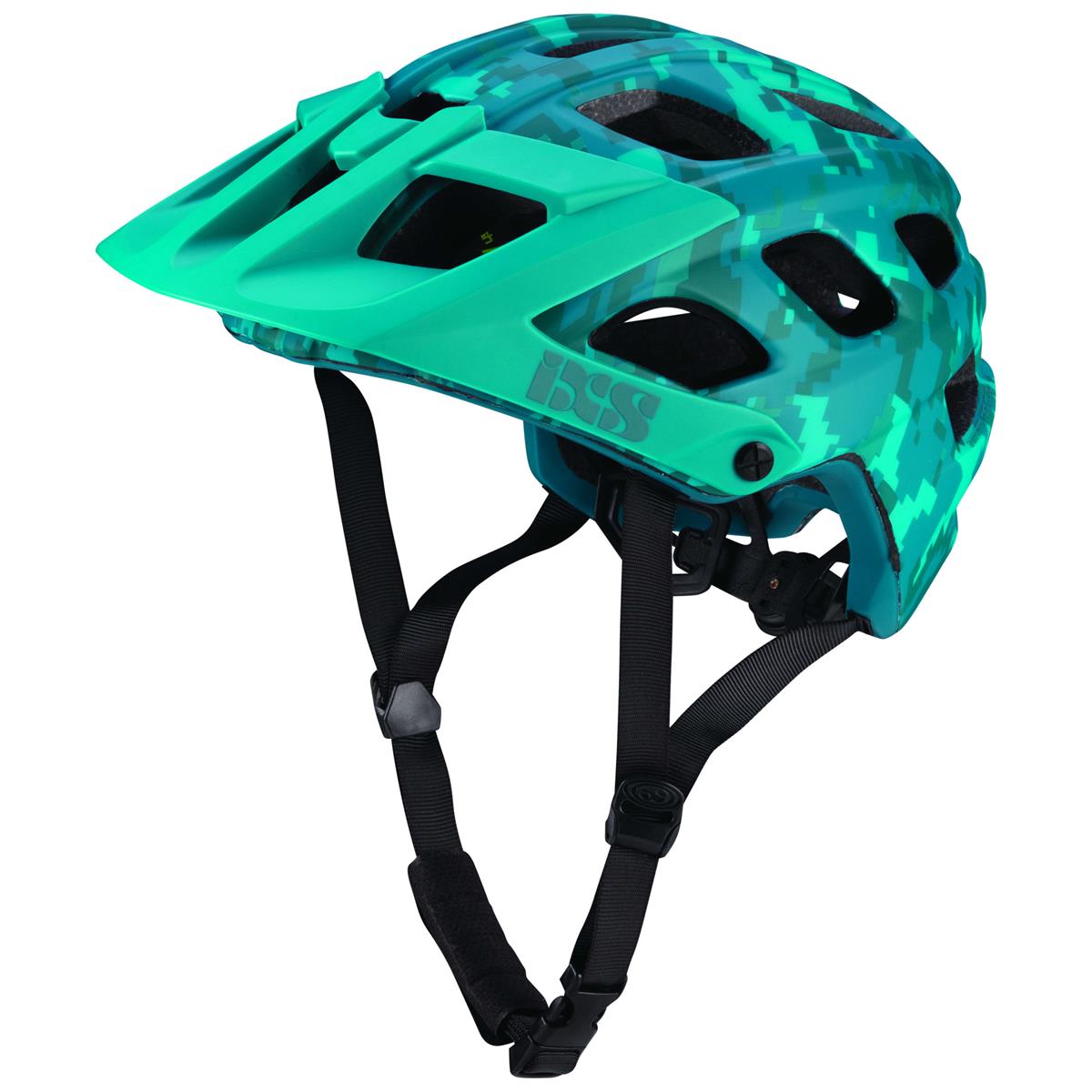 IXS Enduro MTB-Helm Trail RS EVO Lagoon - Camo Limited Edition