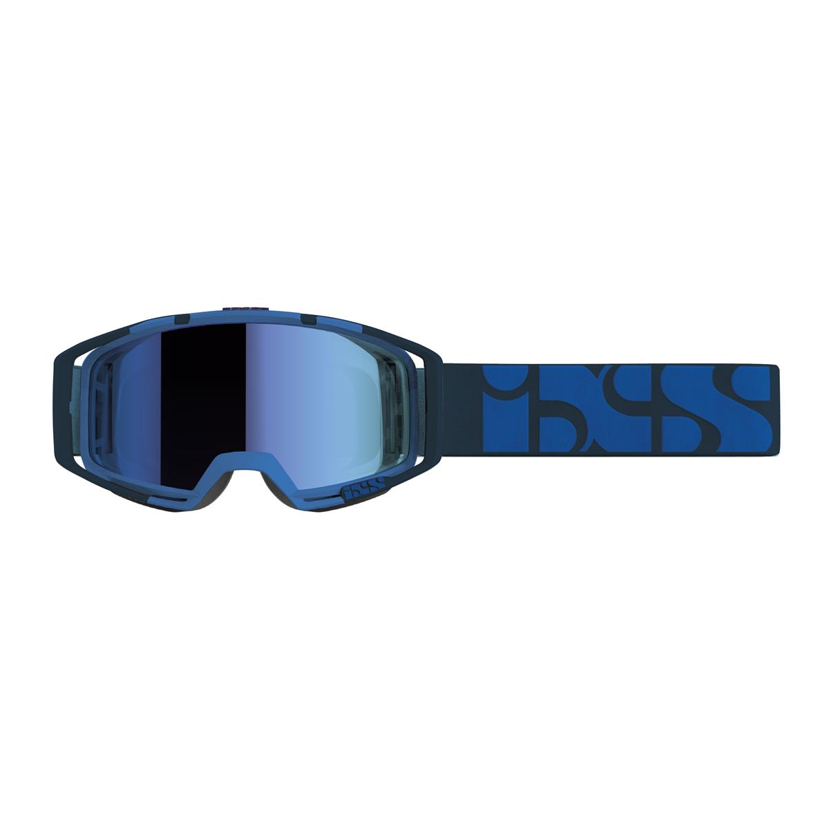 IXS Crossbrille Trigger Racing Blau - Gespiegelt