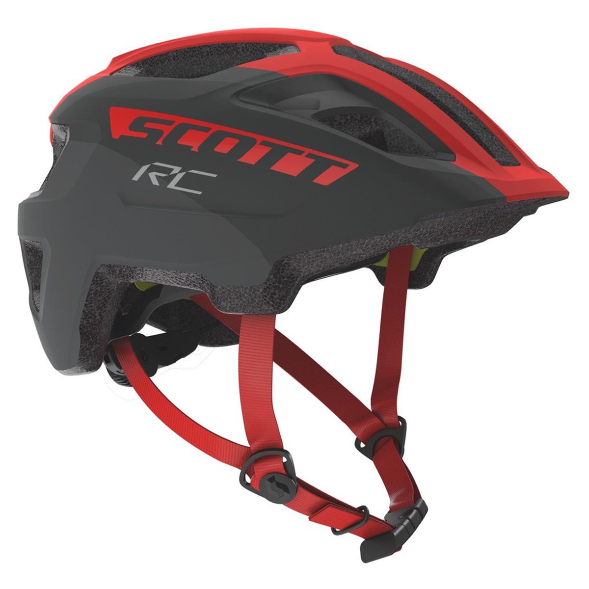 Scott Kids Enduro MTB-Helm Spunto Junior Plus Grau/Rot
