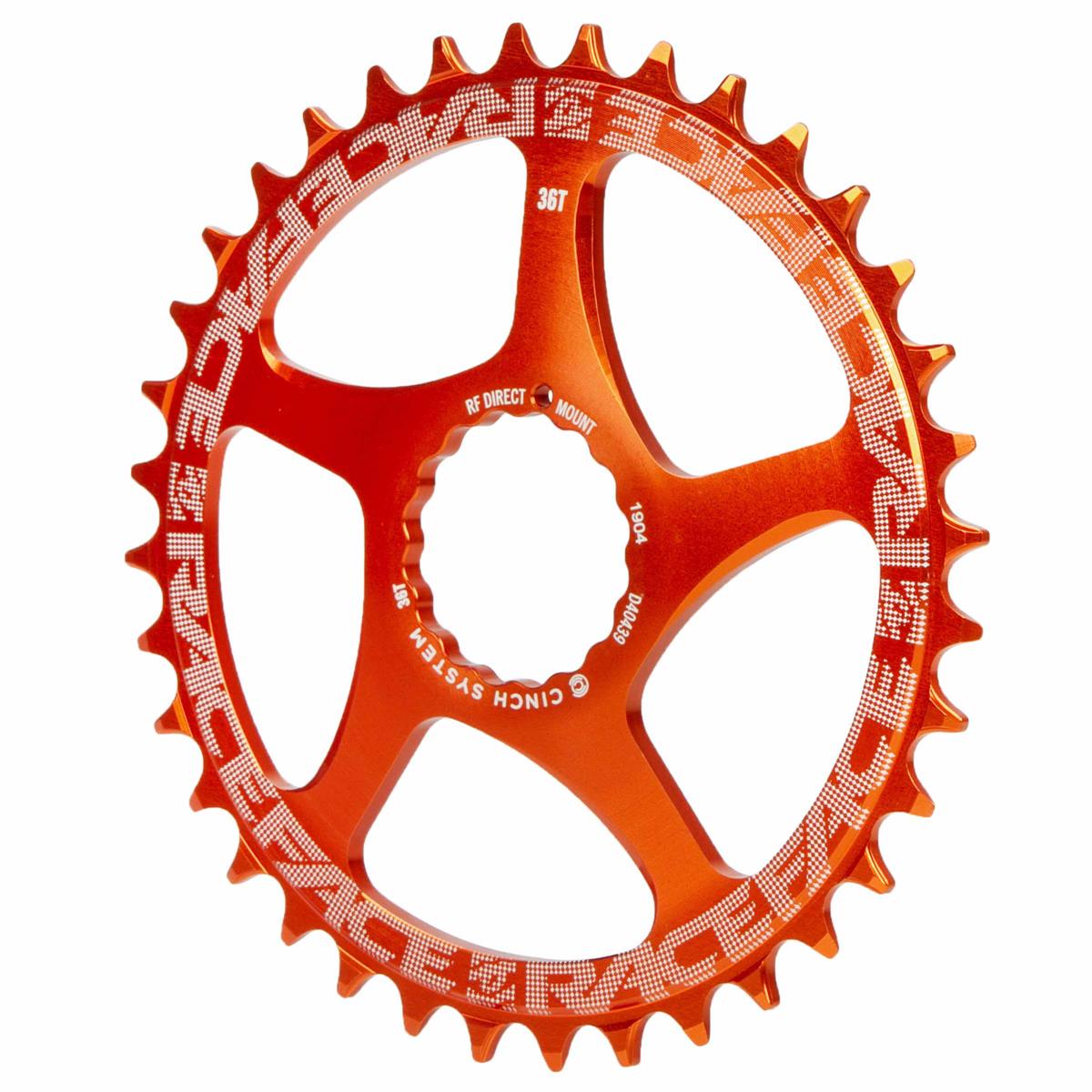 Race Face MTB Chain Ring  Orange, Direct Mount, Cinch, for 10/11/12 Speed