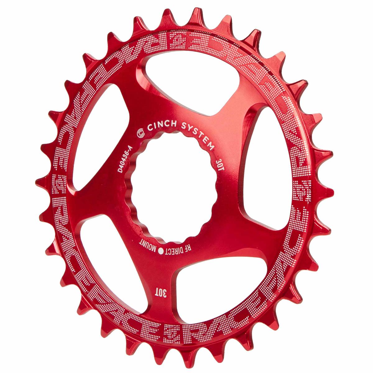 Race Face MTB Chain Ring  Red, Direct Mount, Cinch, for 10/11/12 Speed