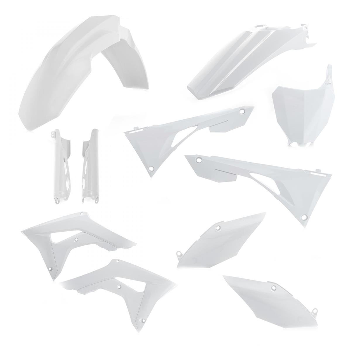 Acerbis Kit Plastique complet Full-Kit Honda CRF 250 18-21, CRF 450 17-20, Blanc