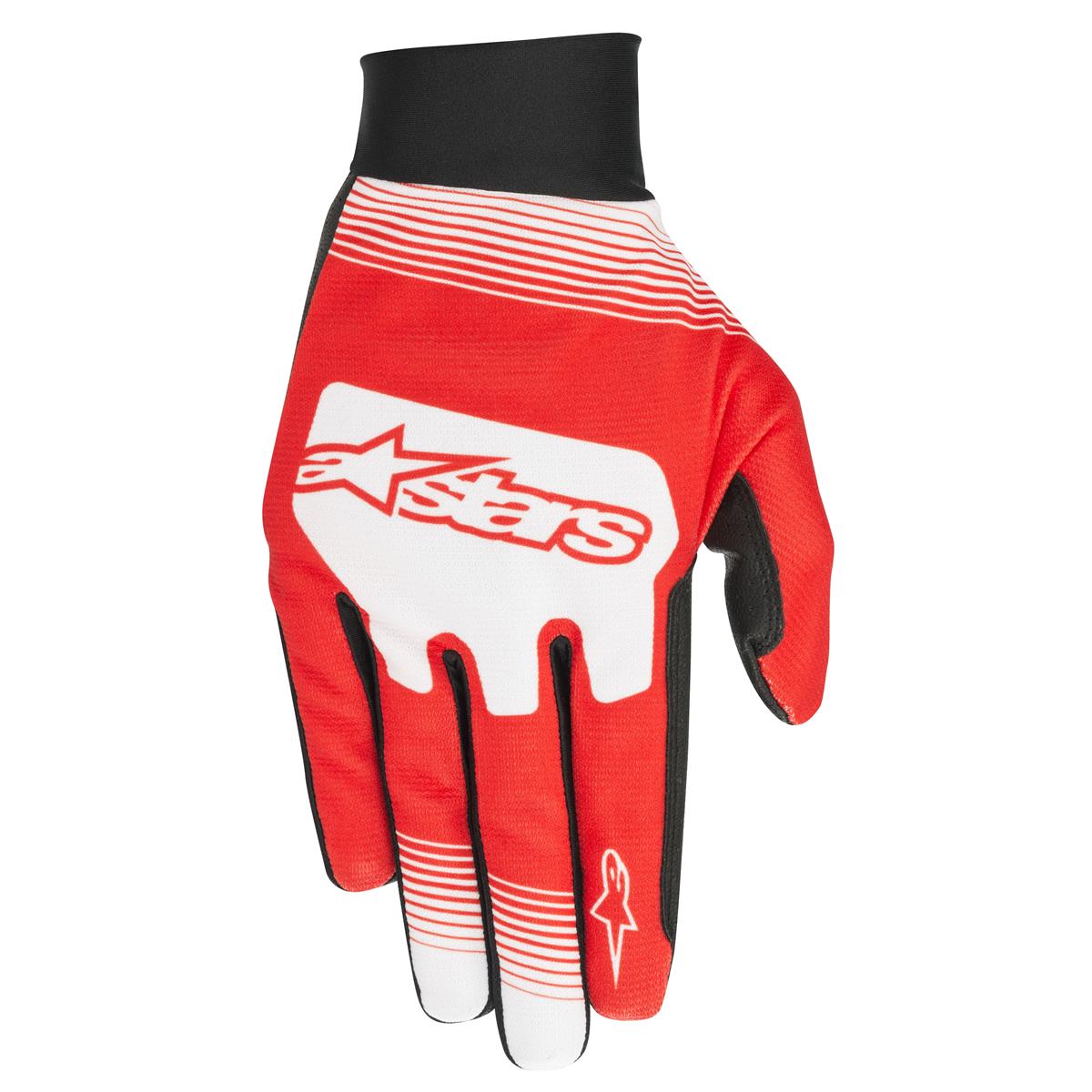 Alpinestars MTB Bike Gloves Teton Plus Bright Red/White