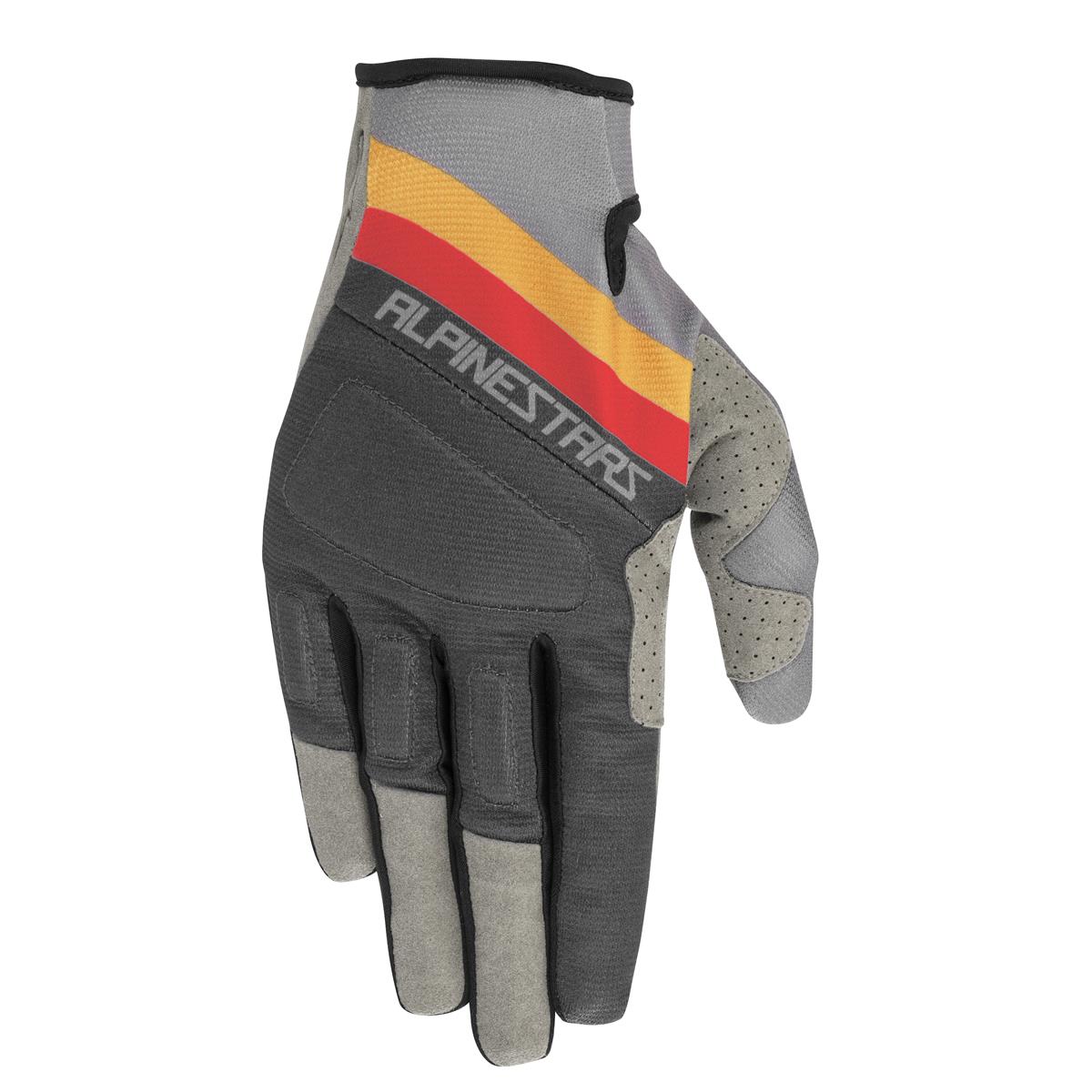 Alpinestars MTB Bike Gloves Aspen Pro Grey/Ochre/Red
