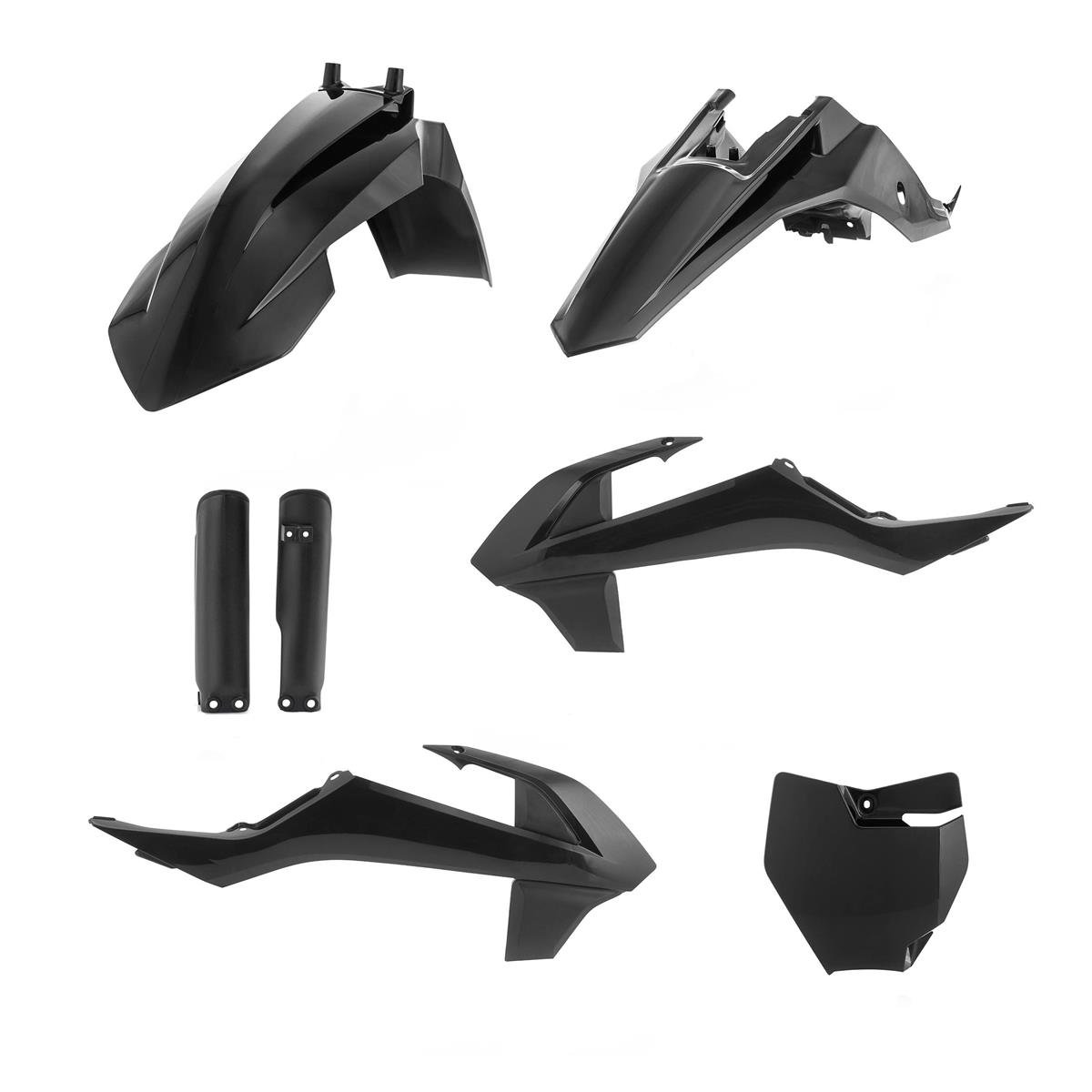 Acerbis Kit Plastiche completo Full-Kit KTM SX 65 19-, Gas Gas MC 65, Nero