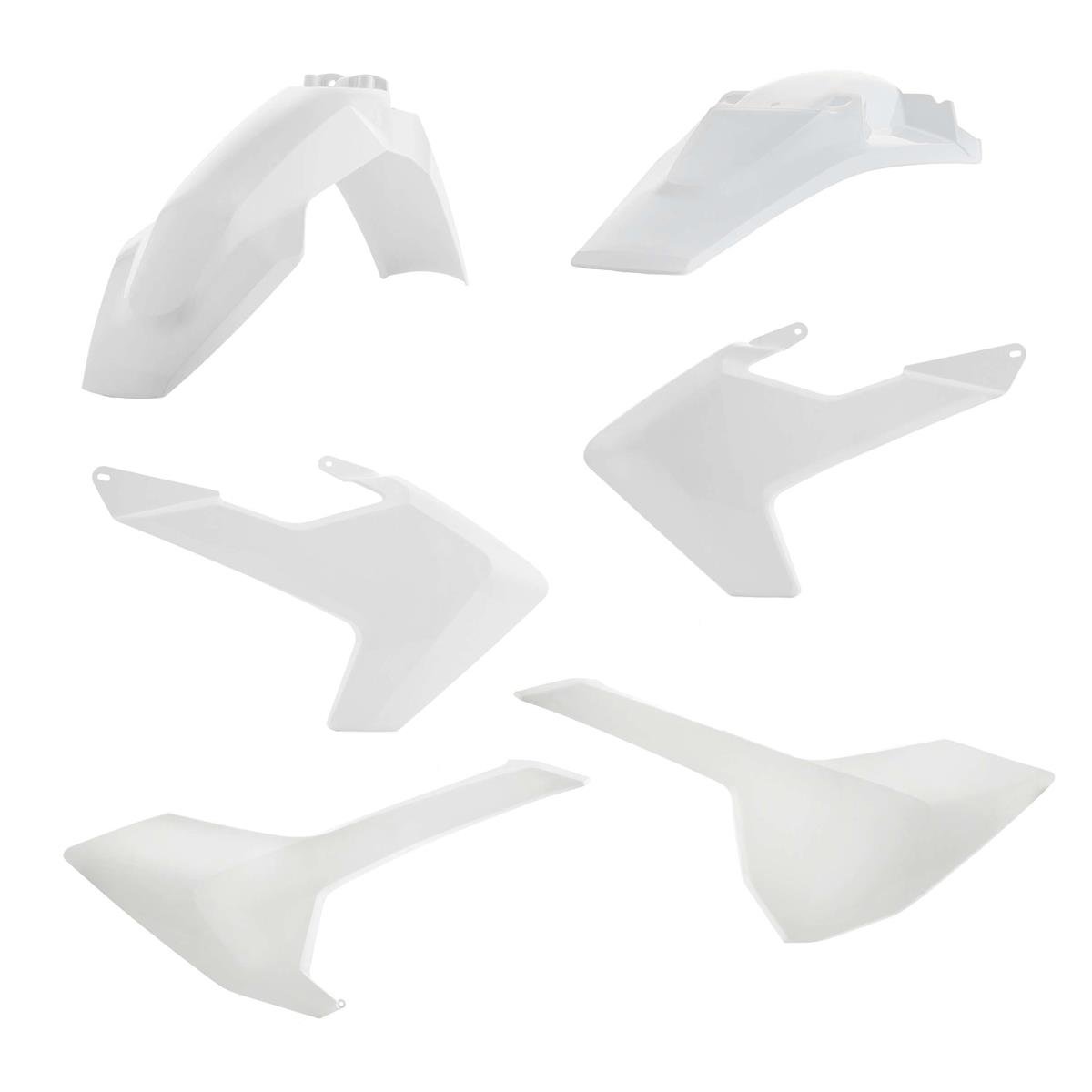 Acerbis Plastic Kit  Husqvarna TE/FE 17-19, White