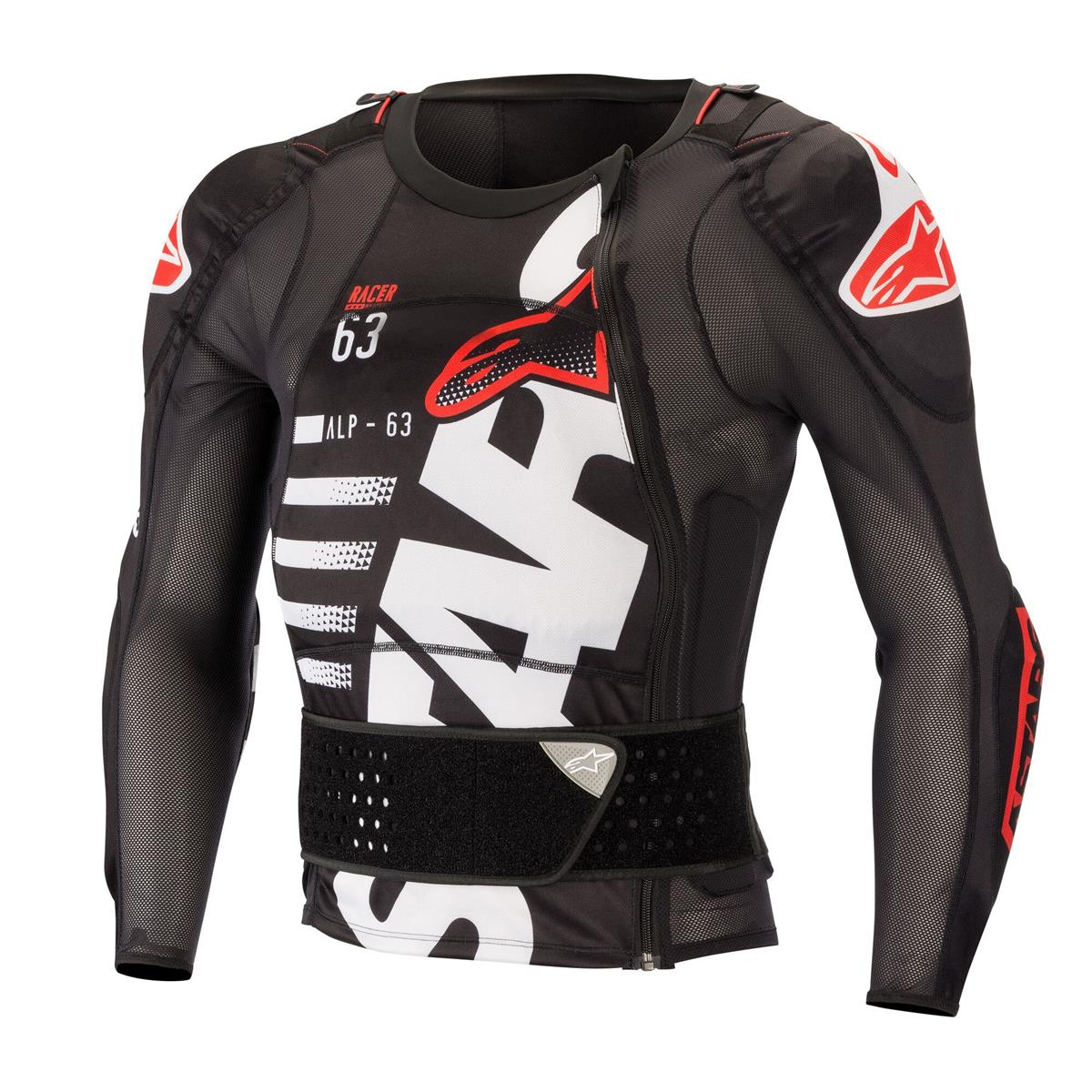 Alpinestars Protector Jacket Sequence Black/White/Red
