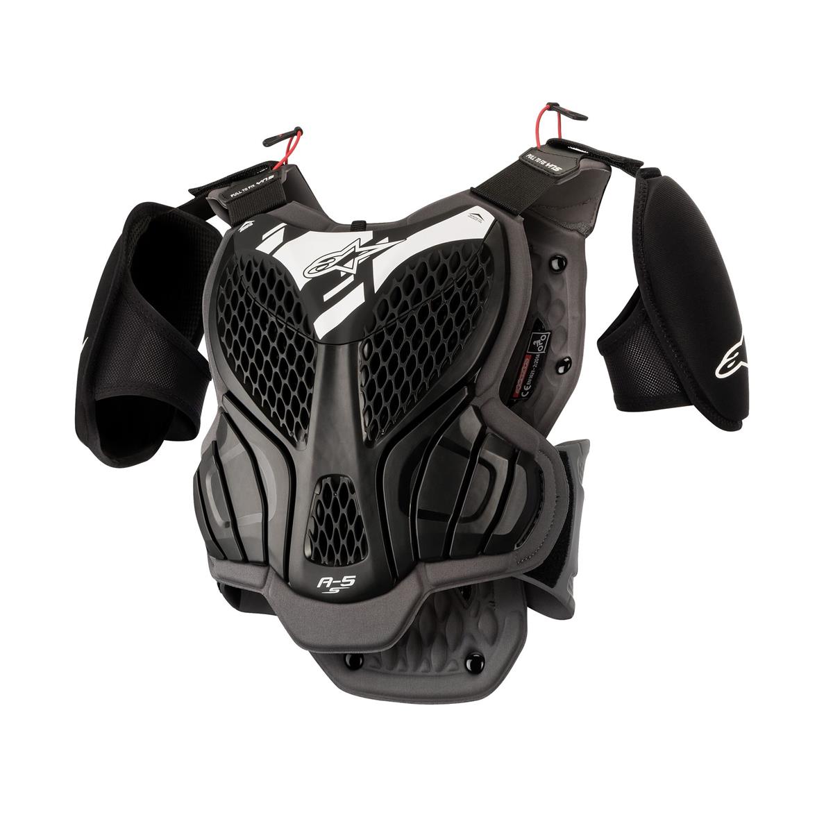 Alpinestars Kids Chest Protector A-5 S Black/Cool Gray
