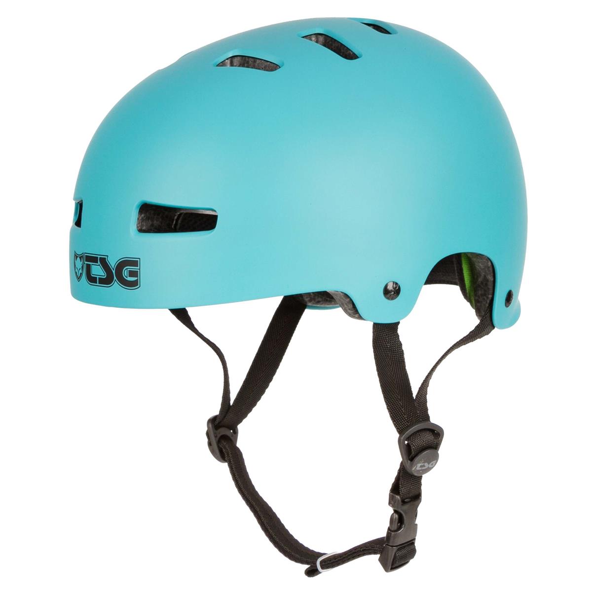 TSG BMX/Dirt Helmet Evolution Solid Color - Satin Cauma Green