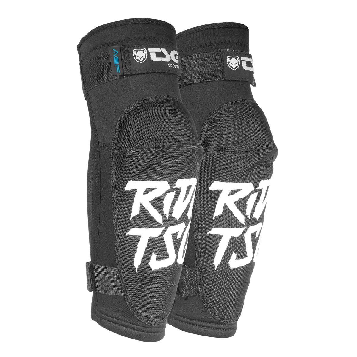 TSG Elbow Guard Scout A Ripped Black