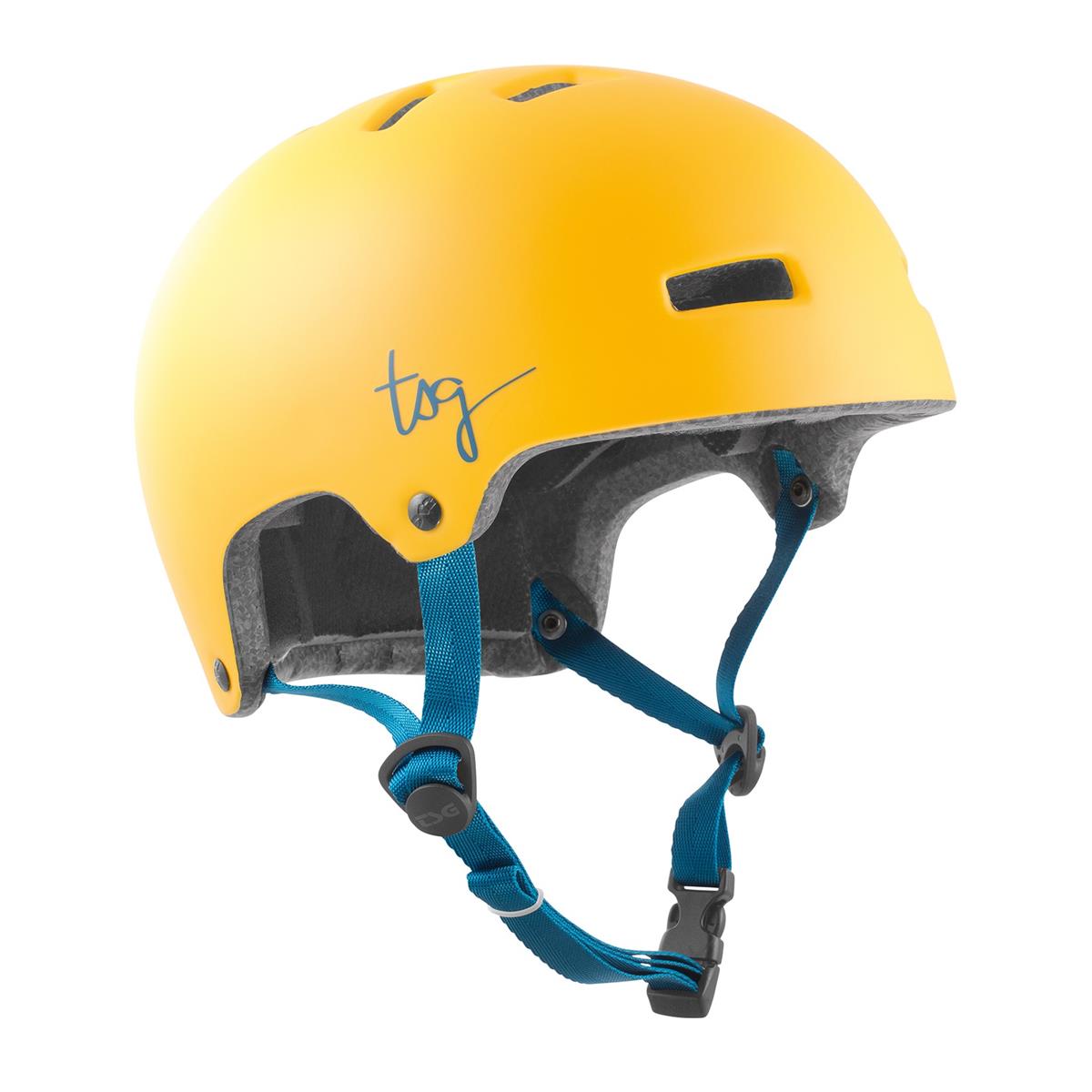 TSG Girls BMX/Dirt Helmet Ivy Solid Color - Satin Boost Yellow