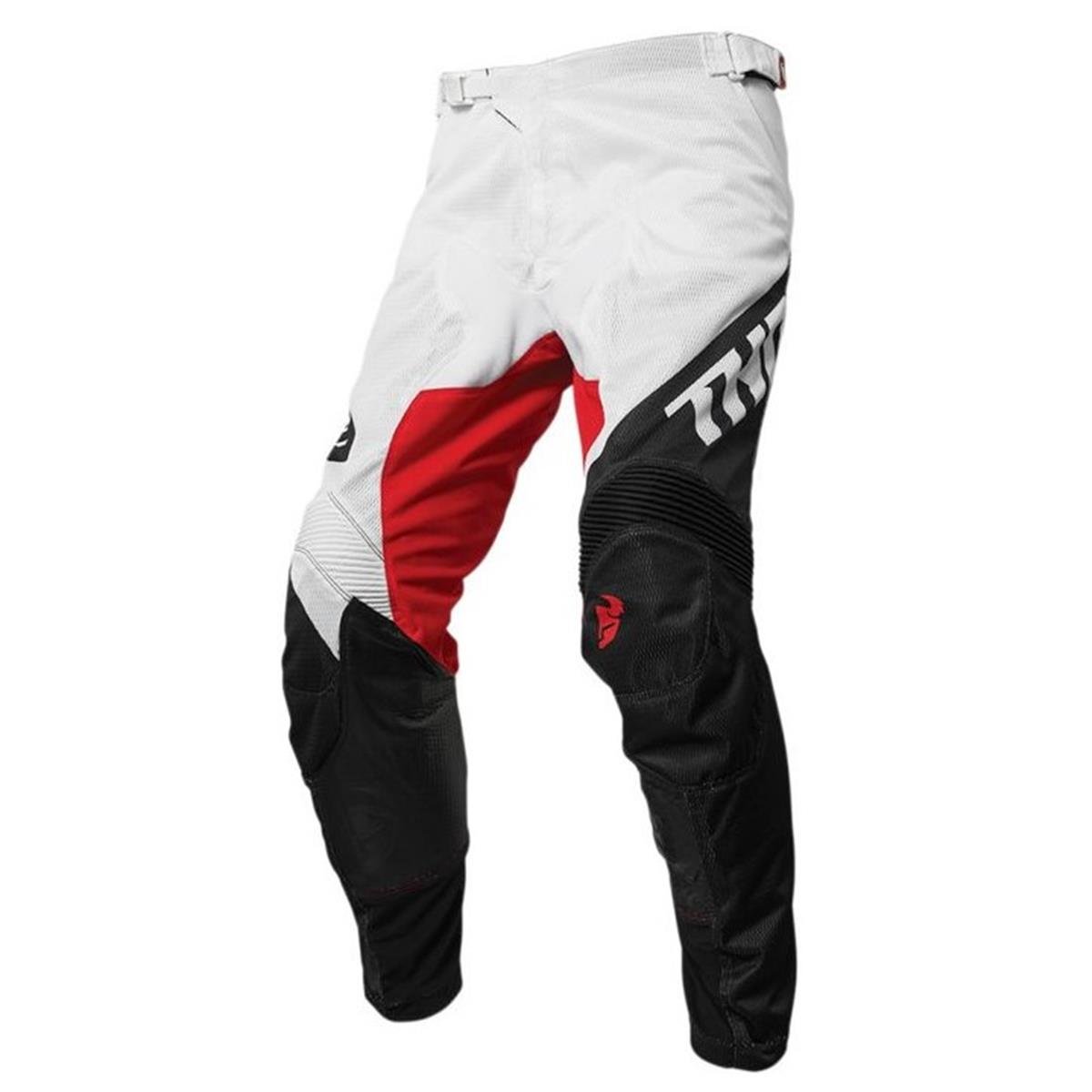 Thor Pantalon MX Pulse Air Factor - Blanc/Rouge