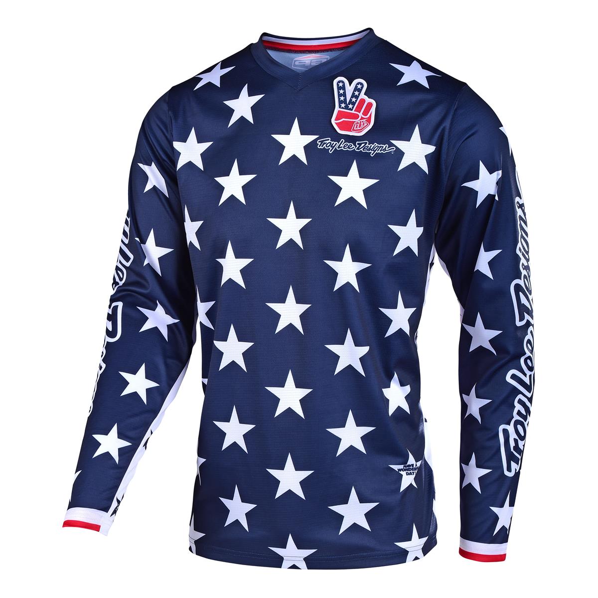Troy Lee Designs Kids Jersey GP Independence Navy/Red - Limited Edition San Diego