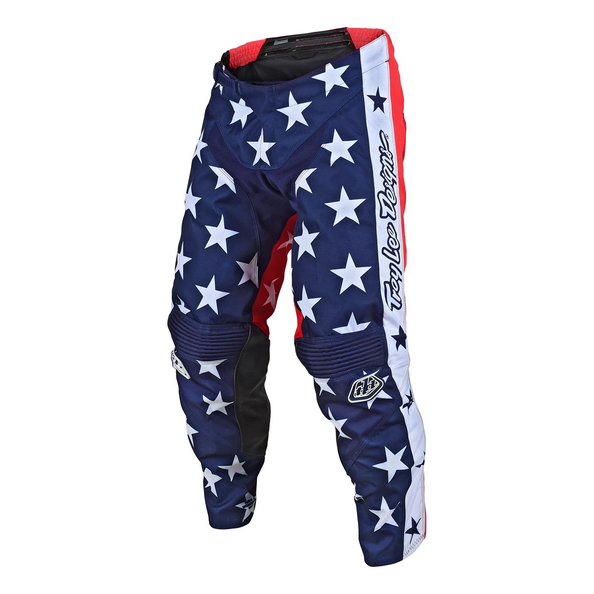 Troy Lee Designs Bimbo Pantaloni MX GP Independence Navy/Red - Limited Edition San Diego
