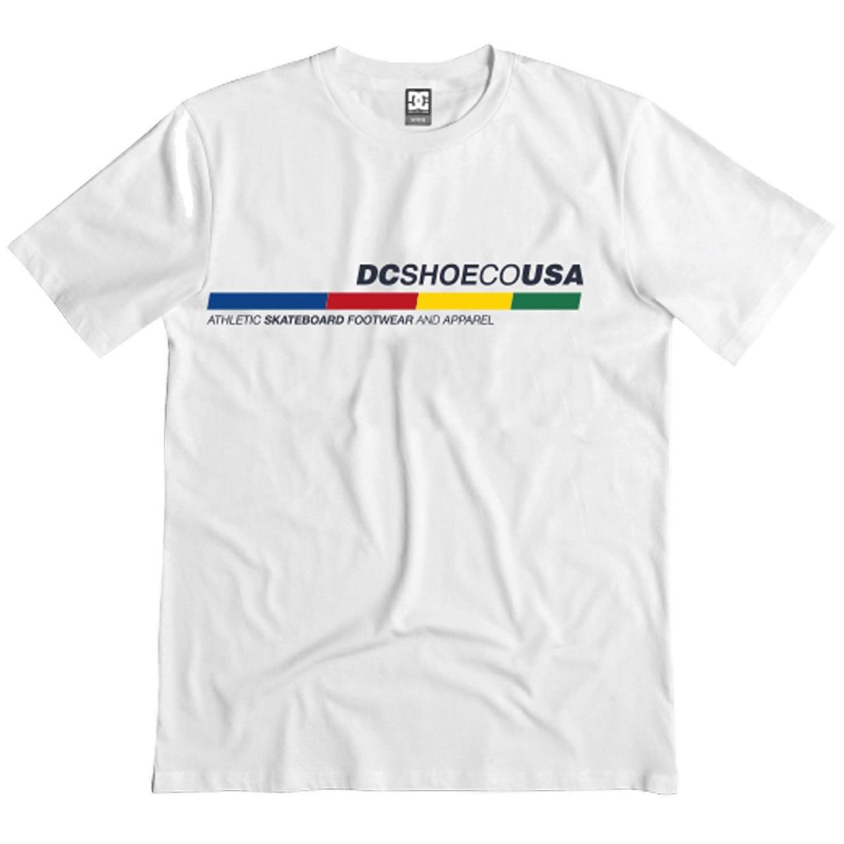 DC T-Shirt 4Stripe Snow Blanc
