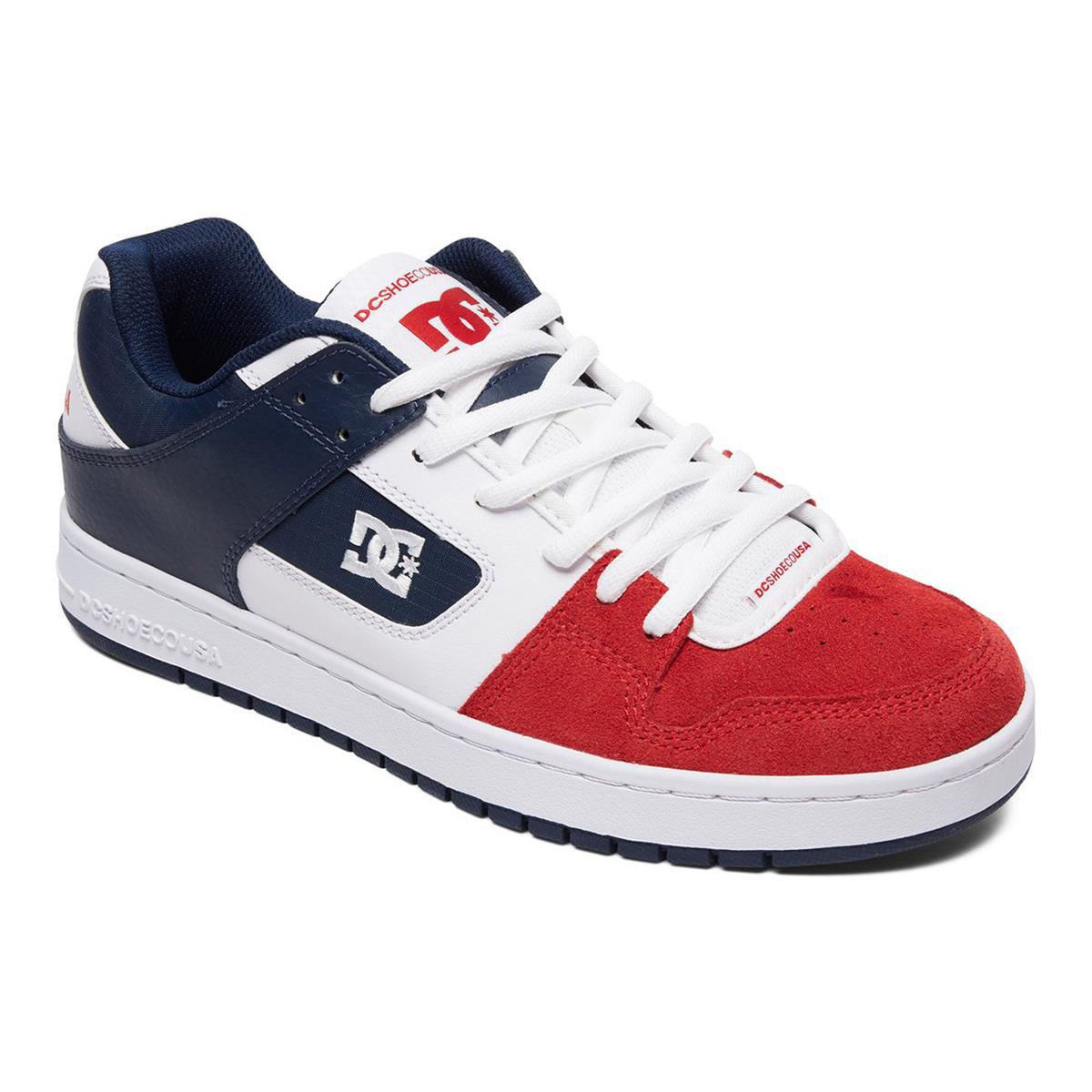 DC Shoes Manteca White/Navy/Red