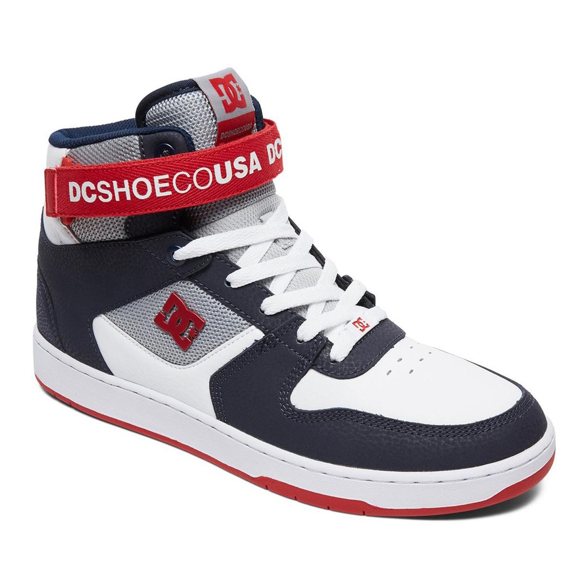 DC Shoes Pensford White/Navy/Red