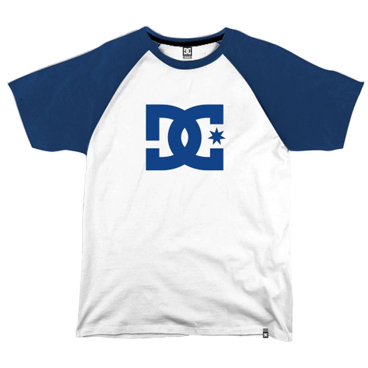 DC T-Shirt Star Raglan Nautical Blue/Snow White