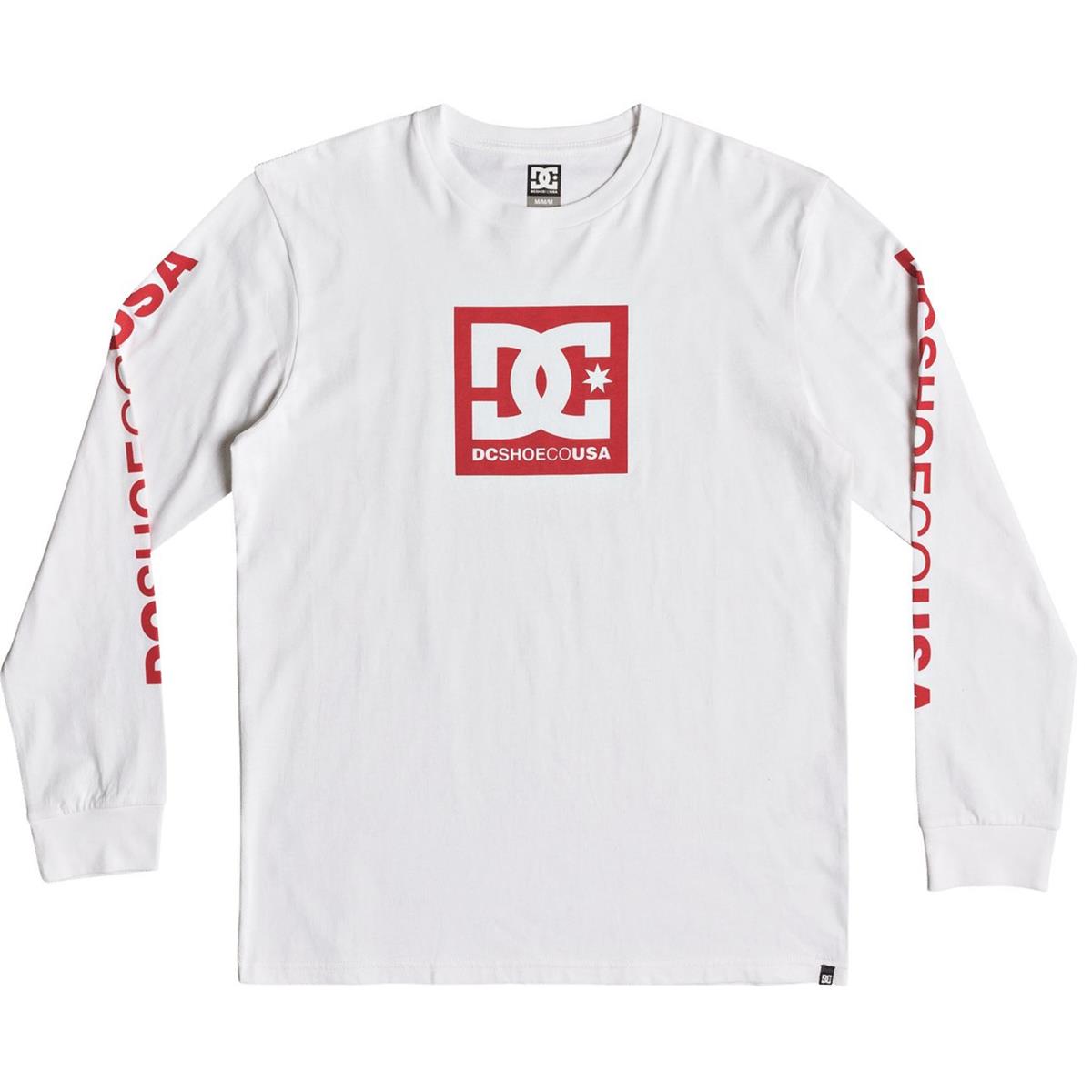DC Pullover Square Star LS 2 Snow White