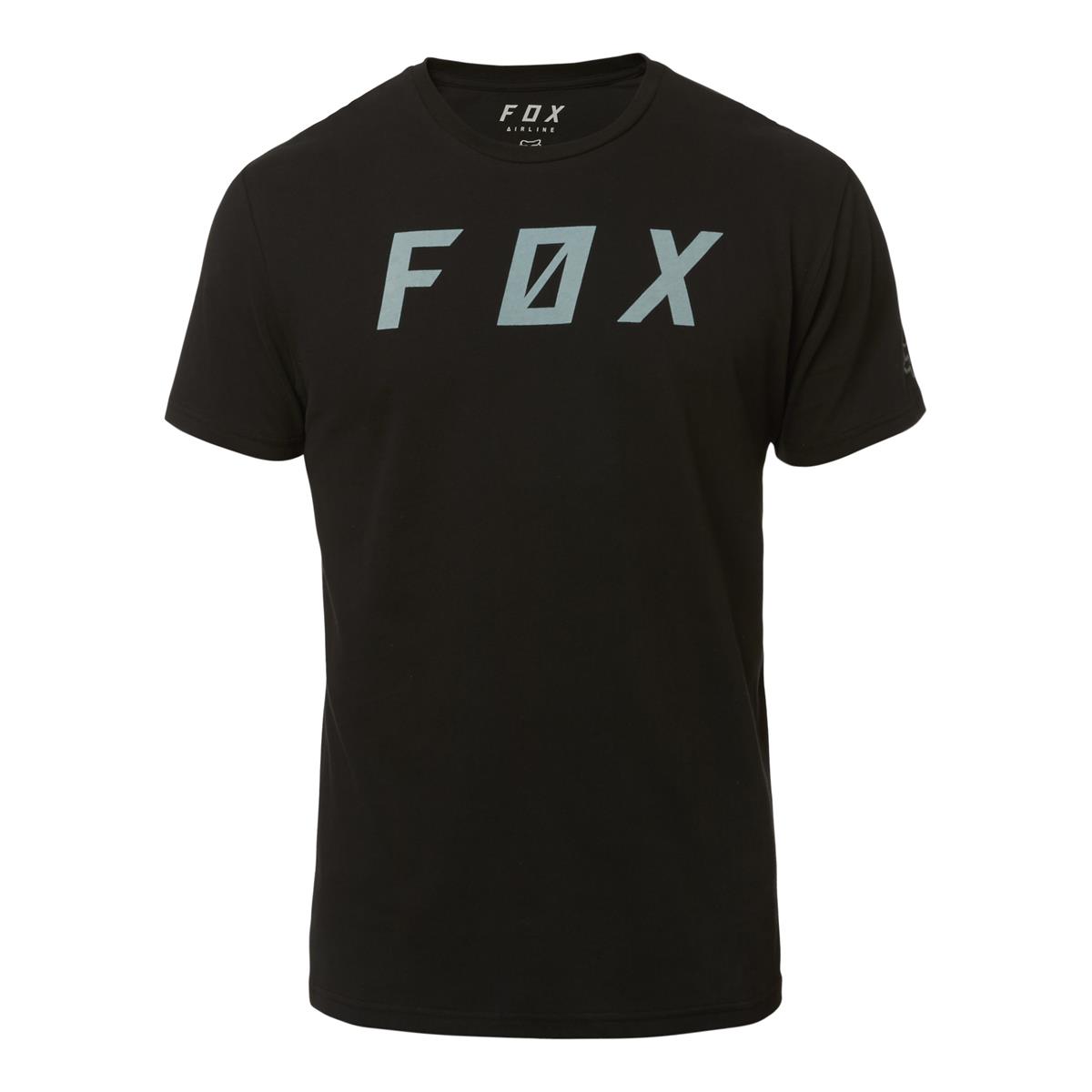 Fox T-Shirt Backslash Airline Black